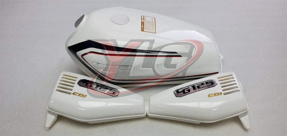 CG-125 BENZİN DEPOSU ( YAN KAPAKLI ) - BEYAZ