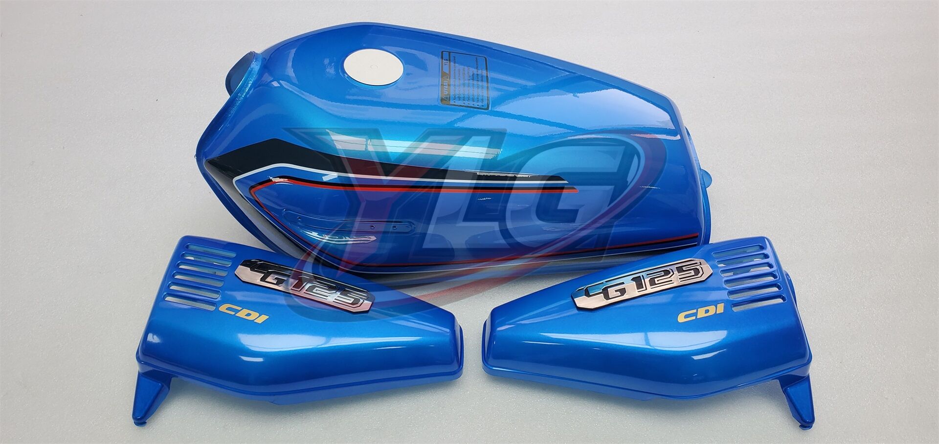 CG-125 BENZİN DEPOSU ( YAN KAPAKLI ) - ÇELİK MAVİ