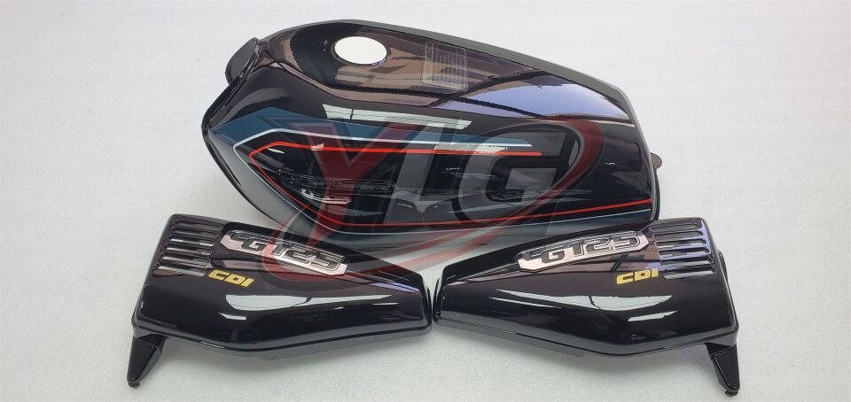 CG-125 BENZİN DEPOSU ( YAN KAPAKLI ) - SİYAH