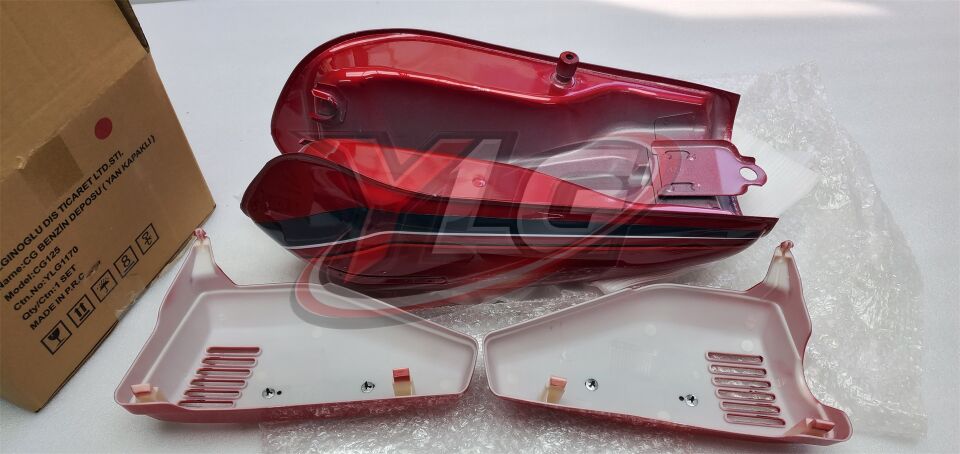 CG-125 BENZİN DEPOSU ( YAN KAPAKLI ) - KIRMIZI