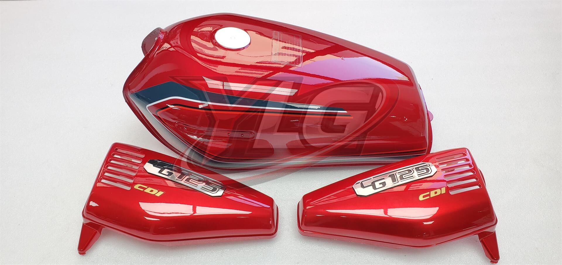 CG-125 BENZİN DEPOSU ( YAN KAPAKLI ) - KIRMIZI