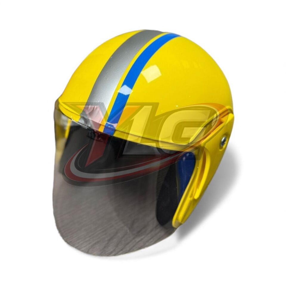 YARIM KASK ŞERİTLİ SARI