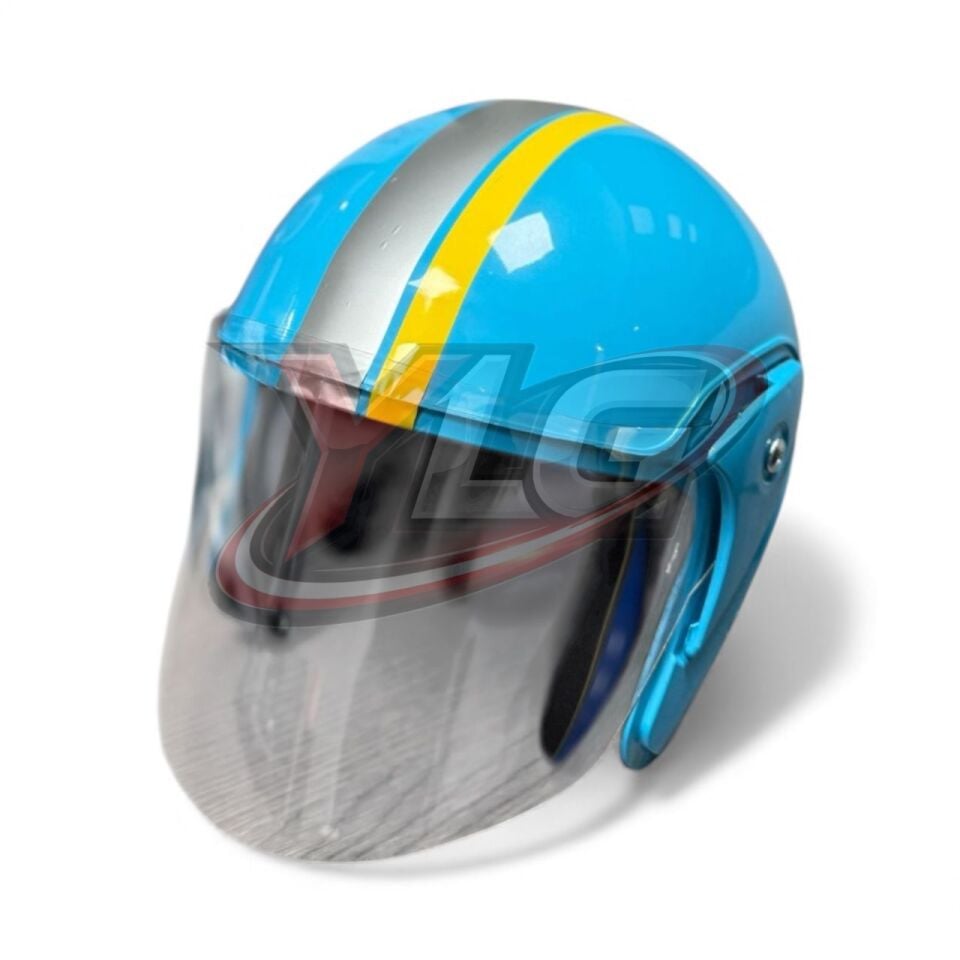 YARIM KASK ŞERİTLİ TURKUAZ