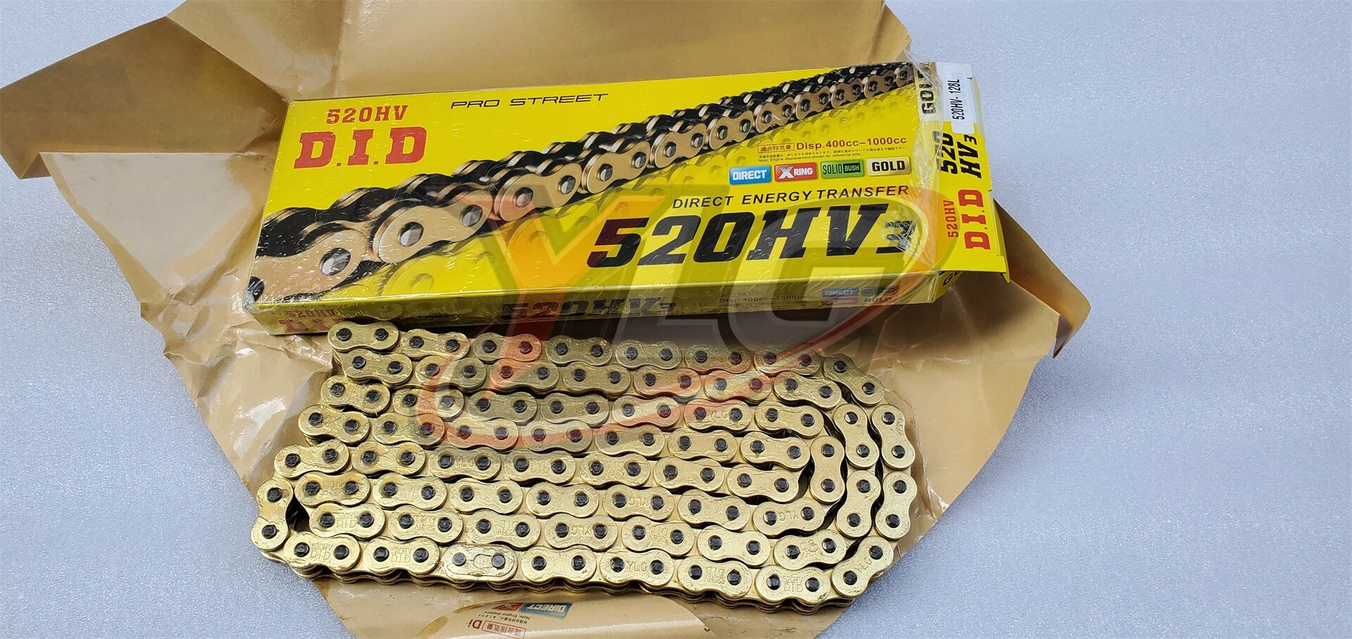 D.İ.D 520/128 H GOLD ORİNGLİ ZİNCİR