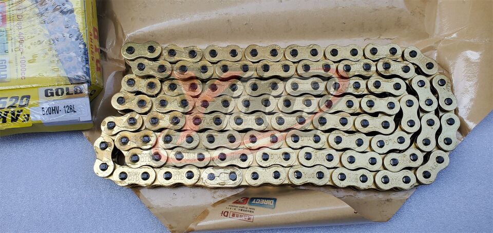 D.İ.D 520/128 H GOLD ORİNGLİ ZİNCİR