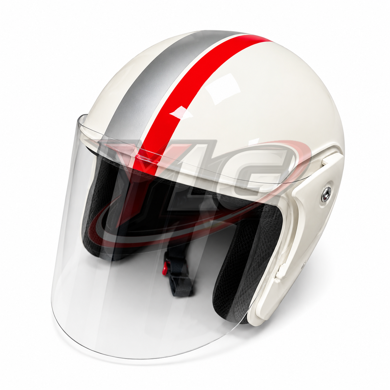 HALF FACE KASK - KREM