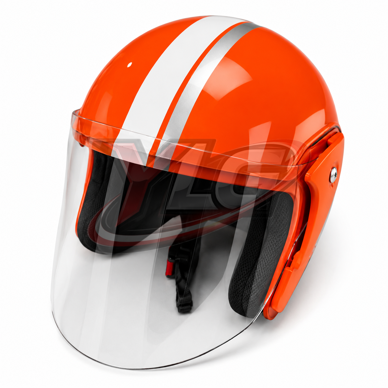 HALF FACE KASK - TURUNCU